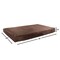 Pet Adobe Orthopedic Pet Bed - Egg Crate and Memory Foam with Washable Cover 37x24x4 by Pet Adobe - Brown 395693EOG - alternate 2